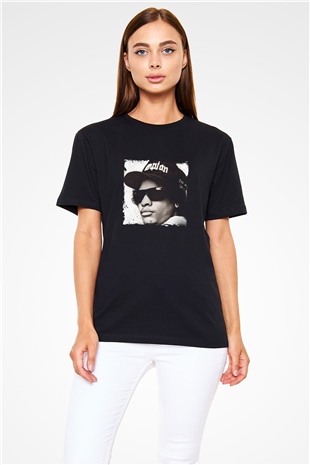 Eazy-E Baskılı Unisex Siyah Tişört