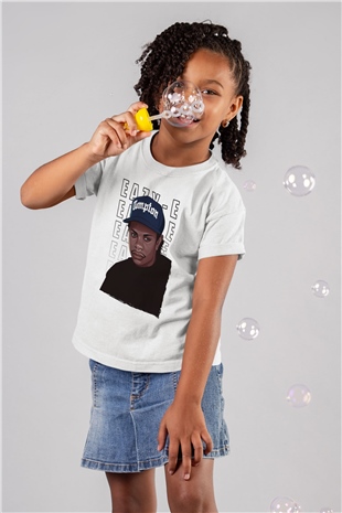 Eazy-E Beyaz Unisex Çocuk Tişört