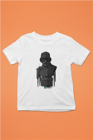 Eazy-E Beyaz Unisex Çocuk Tişört