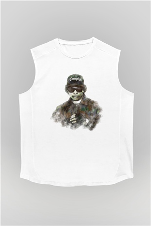 Eazy-E Beyaz Unisex Kolsuz Tişört