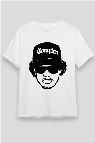 Eazy-E Beyaz Unisex Tişört T-Shirt - TişörtFabrikası