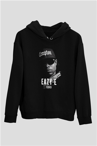 Eazy-E Siyah Unisex Hoodie