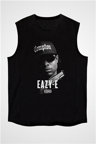 Eazy-E Siyah Unisex Kolsuz Tişört