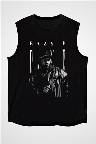Eazy-E Siyah Unisex Kolsuz Tişört