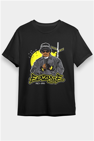 Eazy-E Siyah Unisex Tişört T-Shirt - TişörtFabrikası