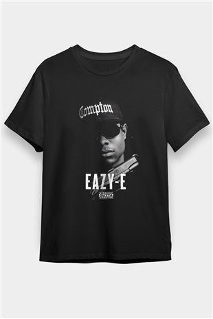 Eazy-E Siyah Unisex Tişört T-Shirt - TişörtFabrikası