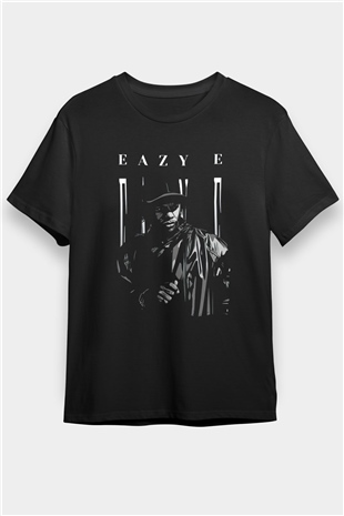 Eazy-E Siyah Unisex Tişört T-Shirt - TişörtFabrikası
