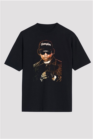 Eazy-E Siyah Oversize Tişört Oversize T-shirt - TişörtFabrikası