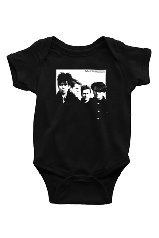 Echo and the Bunnymen Baskılı Siyah Bebek Body - Zıbın