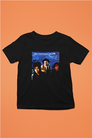 Echo and the Bunnymen Baskılı Siyah Unisex Çocuk Tişört