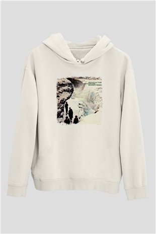 Echo and The Bunnymen Baskılı Unisex Beyaz Hoodie