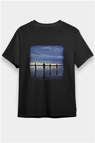 Echo and The Bunnymen Baskılı Unisex Siyah Tişört