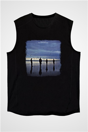 Echo and The Bunnymen Baskılı Unisex Siyah Kolsuz Tişört