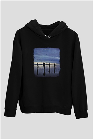 Echo and The Bunnymen Baskılı Unisex Siyah Hoodie