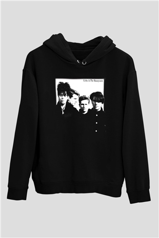 Echo and the Bunnymen Siyah Unisex Hoodie