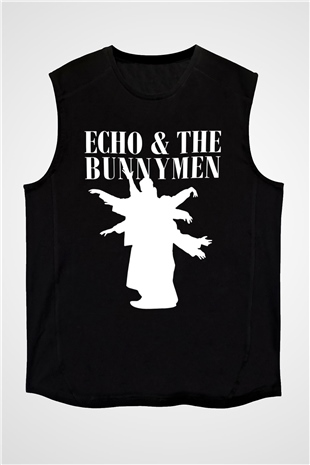 Echo and the Bunnymen Siyah Unisex Kolsuz Tişört
