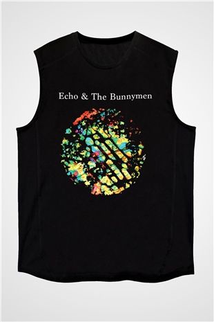Echo and the Bunnymen Siyah Unisex Kolsuz Tişört