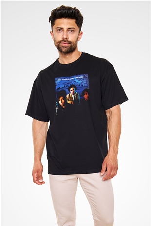 Echo and the Bunnymen Siyah Unisex Oversize Tişört T-Shirt
