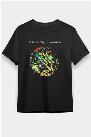 Echo and the Bunnymen Siyah Unisex Tişört T-Shirt - TişörtFabrikası
