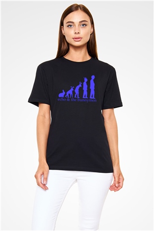 Echo and the Bunnymen Siyah Unisex Tişört T-Shirt - TişörtFabrikası