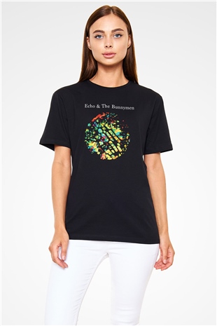 Echo and the Bunnymen Siyah Unisex Tişört T-Shirt - TişörtFabrikası