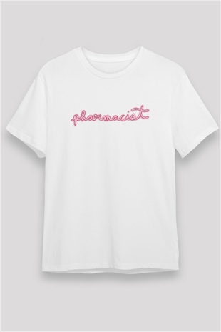 Eczacı Beyaz Unisex Tişört T-Shirt - TişörtFabrikası