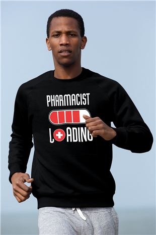 Eczacı Siyah Unisex Sweatshirt