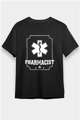 Eczacı Siyah Unisex Tişört T-Shirt - TişörtFabrikası