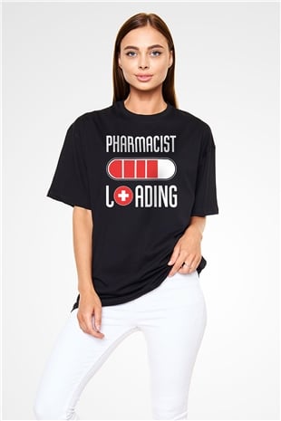 Eczacı Siyah Oversize Tişört Oversize T-shirt - TişörtFabrikası