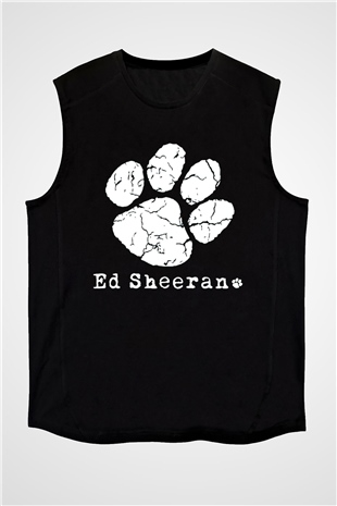 Ed Sheeran Siyah Unisex Kolsuz Tişört