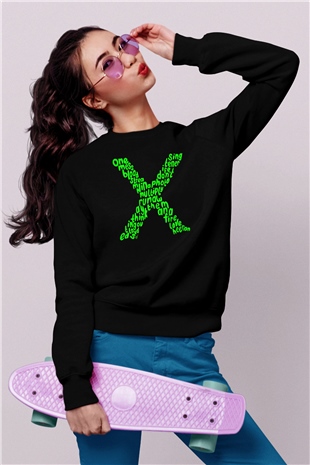 Ed Sheeran Siyah Unisex Sweatshirt