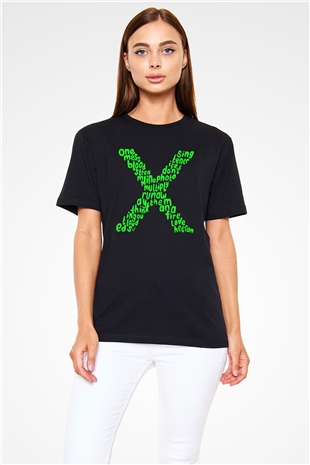 Ed Sheeran Siyah Unisex Tişört T-Shirt - TişörtFabrikası