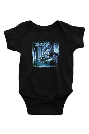 Edguy Baskılı Unisex Siyah Bebek Body - Zıbın