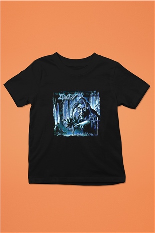 Edguy Baskılı Unisex Siyah Çocuk Tişört