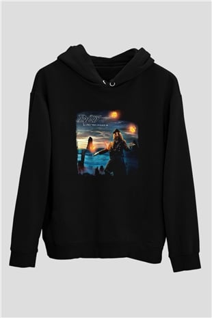 Edguy Baskılı Unisex Siyah Hoodie