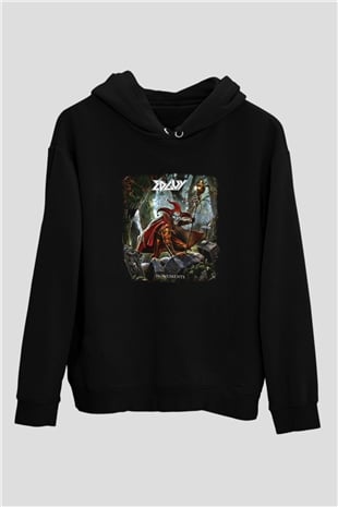 Edguy Baskılı Unisex Siyah Hoodie