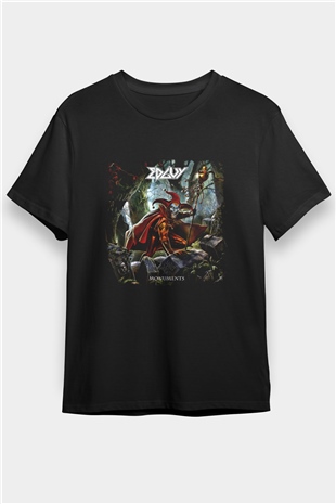 Edguy Baskılı Unisex Siyah Tişört