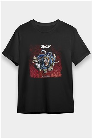 Edguy Baskılı Unisex Siyah Tişört