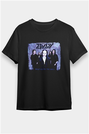 Edguy Baskılı Unisex Siyah Tişört