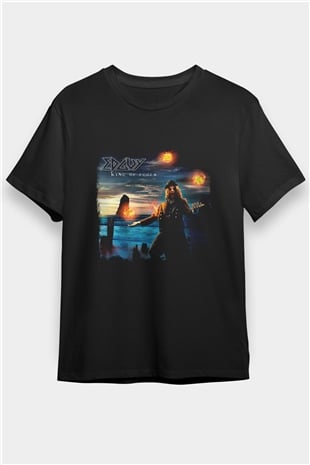Edguy Baskılı Unisex Siyah Tişört