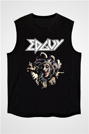 Edguy Siyah Unisex Kolsuz Tişört