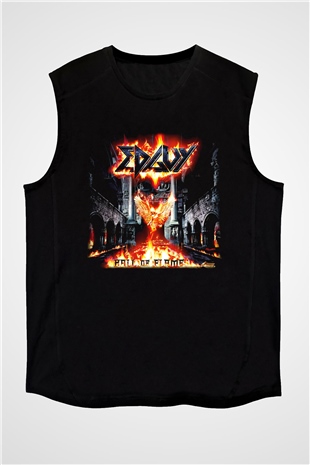 Edguy Siyah Unisex Kolsuz Tişört
