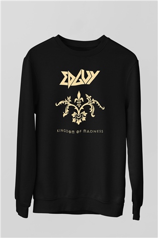 Edguy Siyah Unisex Sweatshirt