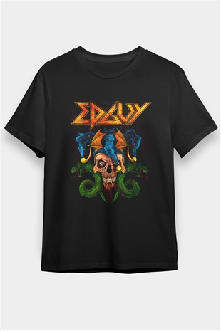 Edguy Siyah Unisex Tişört T-Shirt - TişörtFabrikası