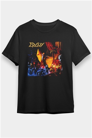 Edguy Siyah Unisex Tişört T-Shirt - TişörtFabrikası