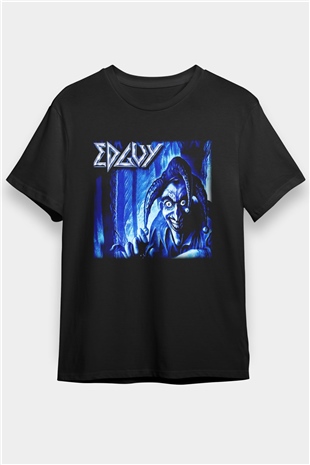 Edguy Siyah Unisex Tişört T-Shirt - TişörtFabrikası