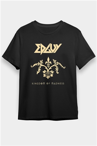Edguy Siyah Unisex Tişört T-Shirt - TişörtFabrikası