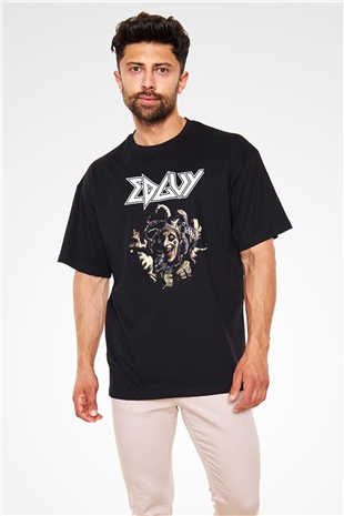 Edguy Siyah Oversize Tişört Oversize T-shirt - TişörtFabrikası