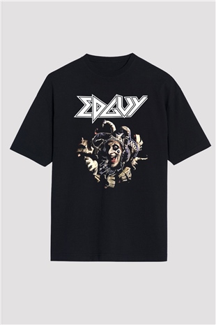Edguy Siyah Oversize Tişört Oversize T-shirt - TişörtFabrikası