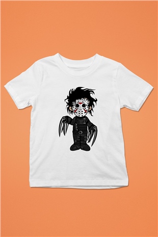 Edward Baskılı Unisex Beyaz Çocuk Tişört